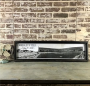 Framed reproduction photo of Wrigley Field from 1929, sold at Thistles in Pella, Iowa