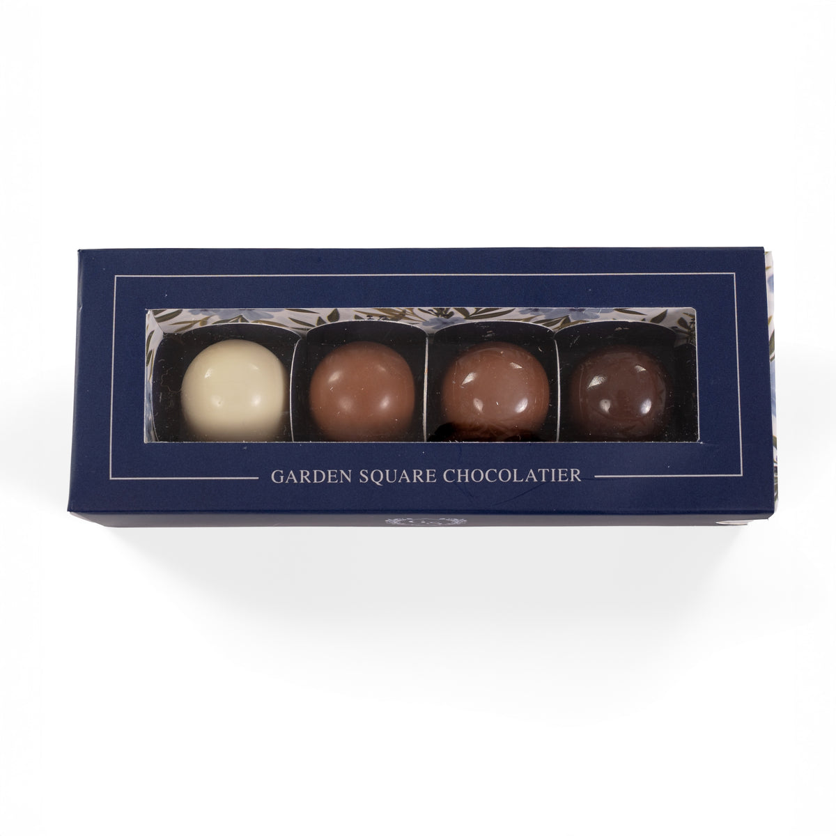 Garden Square Traditional Truffles — 4-Piece Gift Box